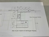 Nobilia cortona keukeneiland met achterwand - afbeelding 60 van  65