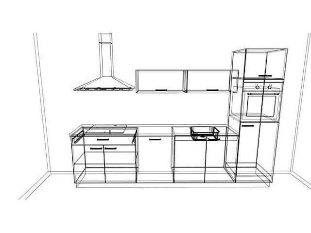 Nobilia decor eiken havanna recht keuken - afbeelding 2 van  6