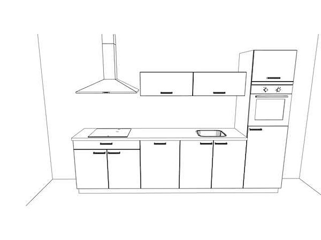 Nobilia decor eiken havanna recht keuken - afbeelding 2 van  24