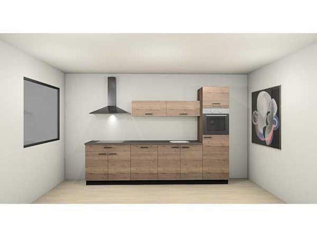 Nobilia decor eiken havanna recht keuken - afbeelding 4 van  24