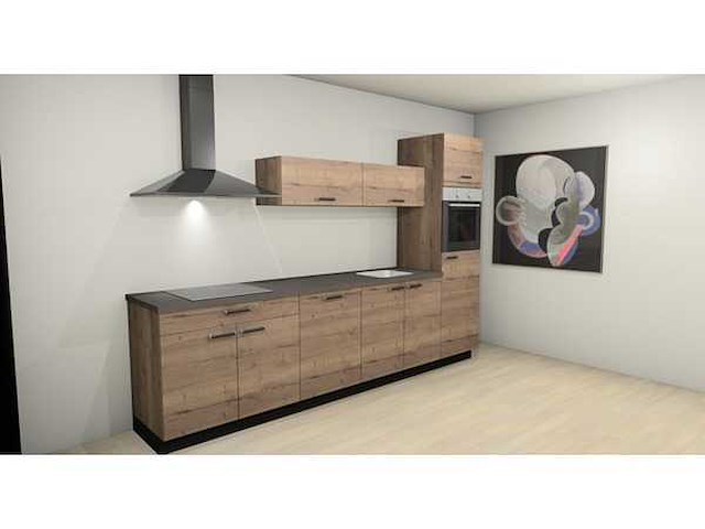 Nobilia decor eiken havanna recht keuken - afbeelding 6 van  24