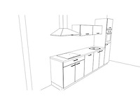 Nobilia decor eiken havanna recht keuken - afbeelding 3 van  19