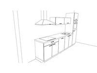 Nobilia decor eiken havanna recht keuken - afbeelding 5 van  17