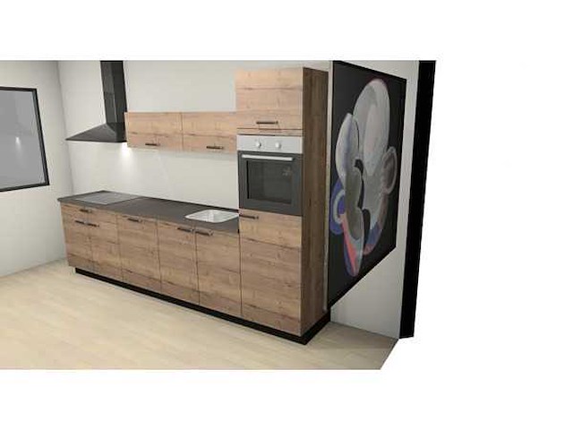 Nobilia decor eiken havanna recht keuken - afbeelding 14 van  17
