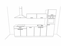 Nobilia decor eiken havanna recht keuken - afbeelding 2 van  24
