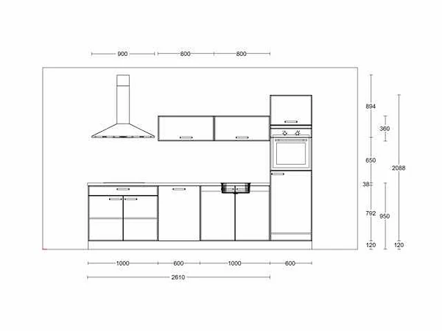 Nobilia decor eiken havanna recht keuken - afbeelding 23 van  24