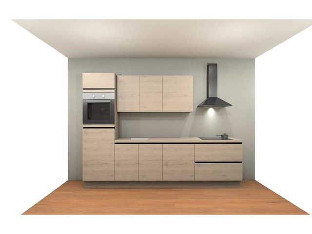 Nobilia decor eiken san remo recht rkeuken - afbeelding 1 van  19