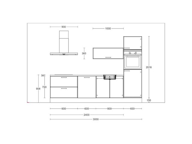 Nobilia flash magnolia hoogglans recht - afbeelding 3 van  11