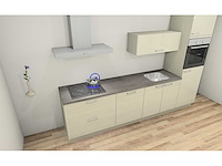 Nobilia flash magnolia hoogglans recht - afbeelding 9 van  11