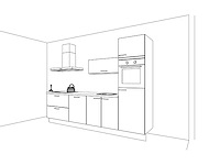 Nobilia flash magnolia hoogglans recht - afbeelding 18 van  19