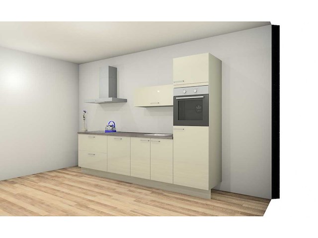 Nobilia flash magnolia hoogglans recht - afbeelding 11 van  12