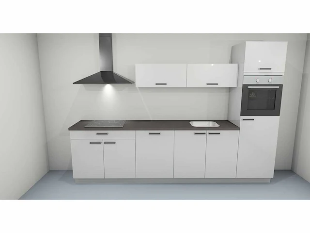 Nobilia flash wit hoogglans recht keuken - afbeelding 13 van  19