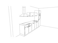 Nobilia flash wit hoogglans recht keuken - afbeelding 4 van  19