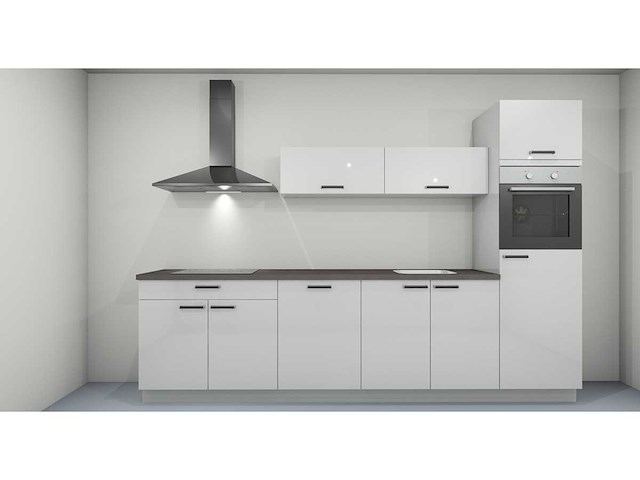 Nobilia flash wit hoogglans recht keuken - afbeelding 10 van  12