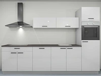 Nobilia flash wit hoogglans recht keuken
