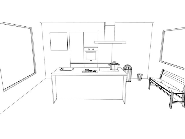 Nobilia focus lak alpin wit ultrahoogglans eiland keuken - afbeelding 8 van  17
