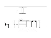 Nobilia focus lak alpin wit ultrahoogglans eiland keuken - afbeelding 13 van  22