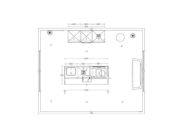 Nobilia focus lak alpin wit ultrahoogglans eiland keuken - afbeelding 6 van  15