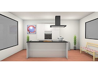 Nobilia focus lak alpin wit ultrahoogglans eiland keuken - afbeelding 8 van  22