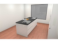 Nobilia focus lak alpin wit ultrahoogglans eiland keuken - afbeelding 17 van  21