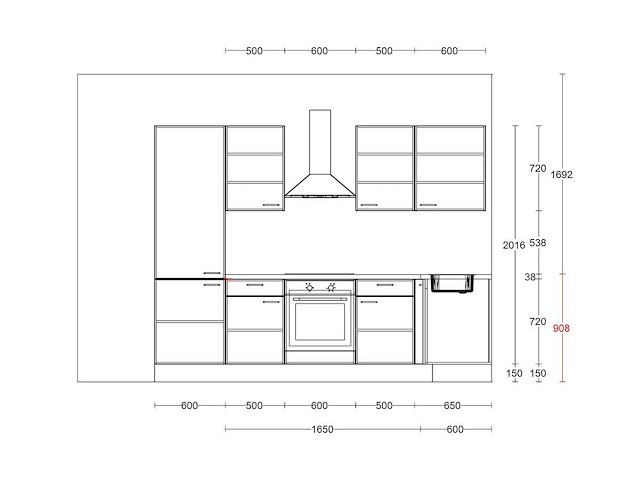 Nobilia laser alpin mat wit hoek keuken - afbeelding 11 van  11