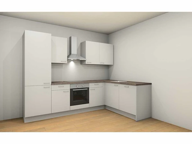 Nobilia laser alpin mat wit hoek keuken - afbeelding 10 van  15