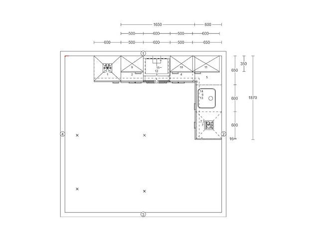 Nobilia laser alpin mat wit hoek keuken - afbeelding 8 van  15