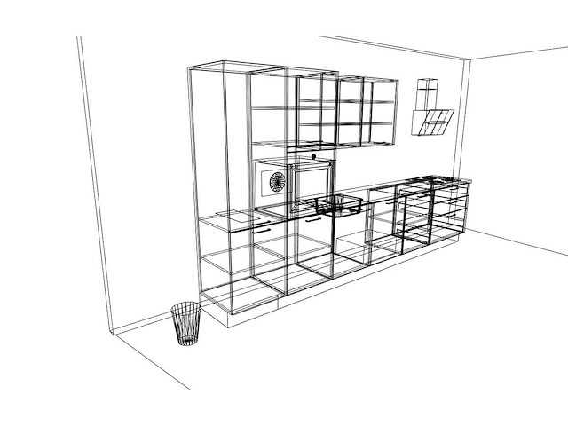 Nobilia laser alpin wit recht keuken - afbeelding 7 van  16