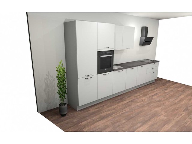 Nobilia laser alpin wit recht keuken - afbeelding 12 van  19