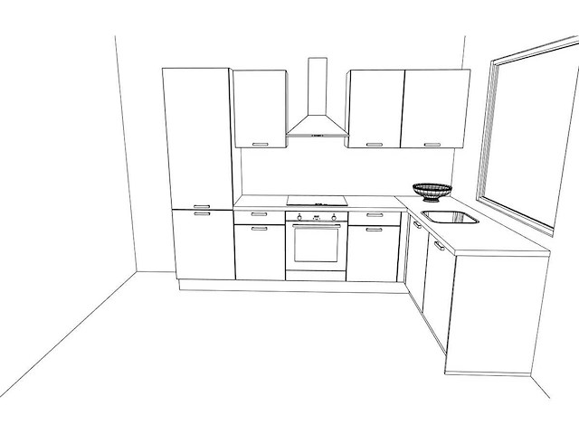 Nobilia laser mat wit hoek keuken - afbeelding 4 van  25