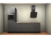 Nobilia laser vulkaangrijs mat rechte opstelling - afbeelding 12 van  20