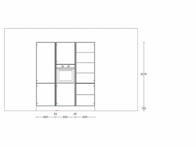 Nobilia riva decor beton grijs eiland keuken - afbeelding 5 van  21
