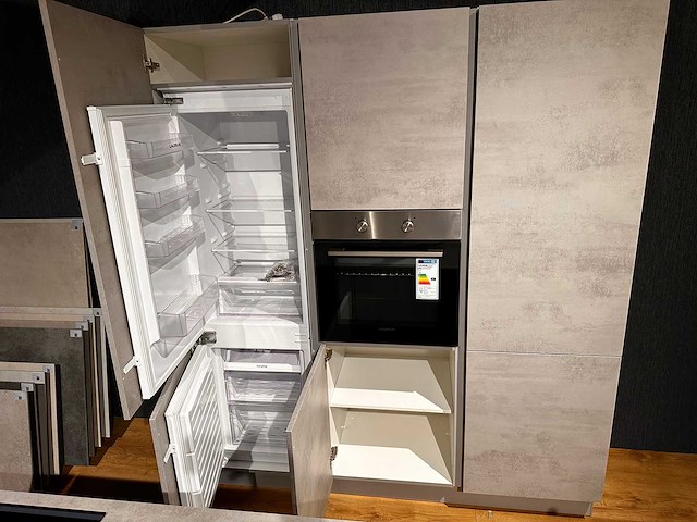 Nobilia riva decor beton grijs eiland keuken - afbeelding 6 van  10