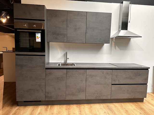 Nobilia riva decor beton schiefergrijs recht keuken - afbeelding 1 van  24