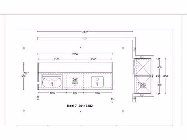Nobilia riva decor beton terra grijs eiland - afbeelding 3 van  13