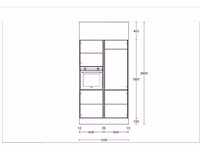 Nobilia riva decor beton terra grijs eiland - afbeelding 4 van  13