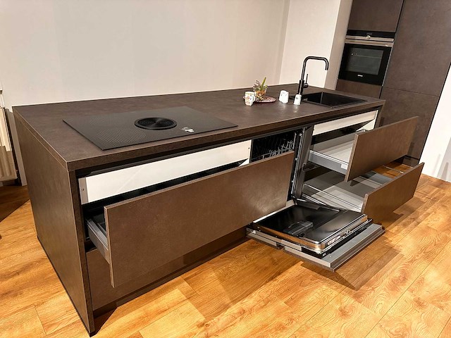 Nobilia riva decor beton terra grijs eiland - afbeelding 10 van  13