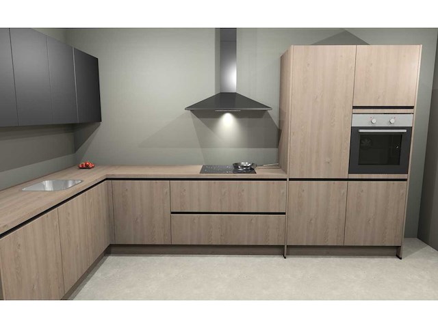 Nobilia riva eiken bergamo hoek keuken - afbeelding 2 van  19