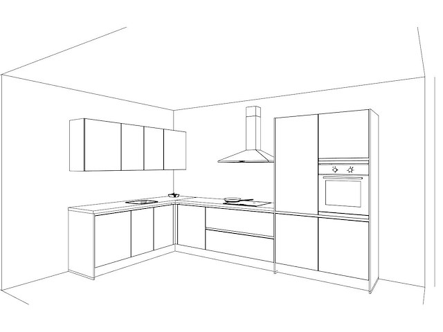 Nobilia riva eiken bergamo hoek keuken - afbeelding 5 van  21