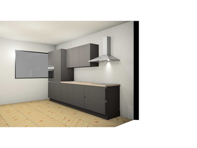 Nobilia schiefer grijs recht opgestelde keuken - afbeelding 6 van  10