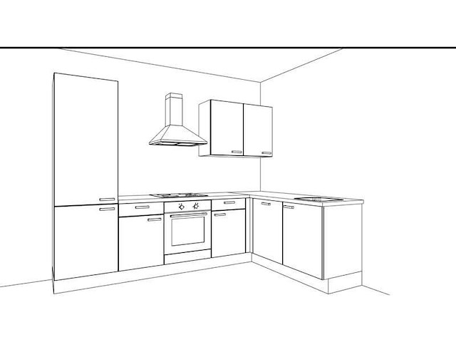 Nobilia schiefergrijs mat hoek keuken - afbeelding 3 van  11