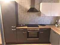 Nobilia schiefergrijs mat hoek keuken - afbeelding 3 van  4