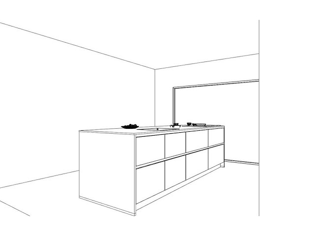 Nobilia senso lak alpin wit eiland keuken - afbeelding 4 van  27