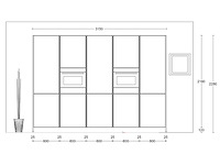 Nobilia senso lak alpin wit eiland keuken - afbeelding 7 van  27