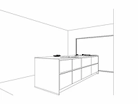 Nobilia senso lak alpin wit eiland keuken - afbeelding 5 van  33