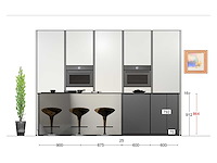 Nobilia senso lak alpin wit eiland keuken - afbeelding 8 van  23