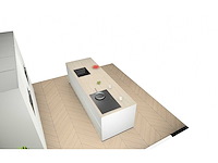 Nobilia senso lak alpin wit eiland keuken - afbeelding 24 van  25