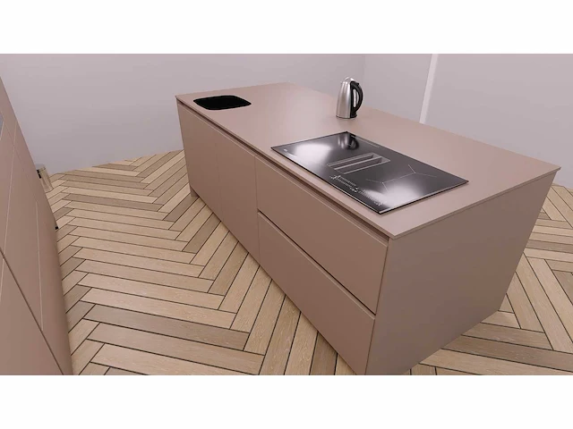 Nobilia senso lak macchiato mat eiland - afbeelding 24 van  25