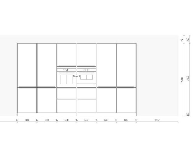 Nobilia senso lak, wit premium mat japandi eiland - afbeelding 3 van  8