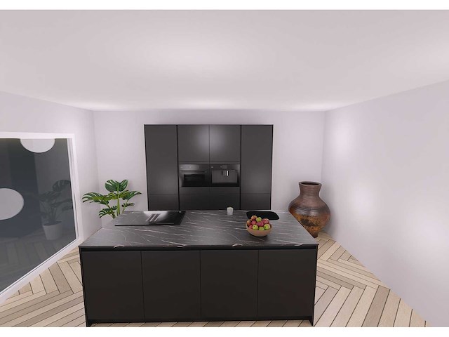 Nobilia senso lak, zwart premium mat eiland - afbeelding 12 van  25